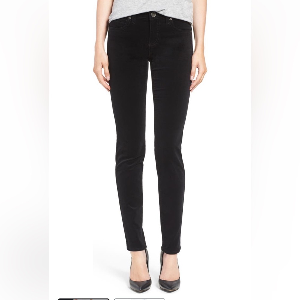 NWT~ blk Corduroy kut from the kloth diana skinny high rise jeans
